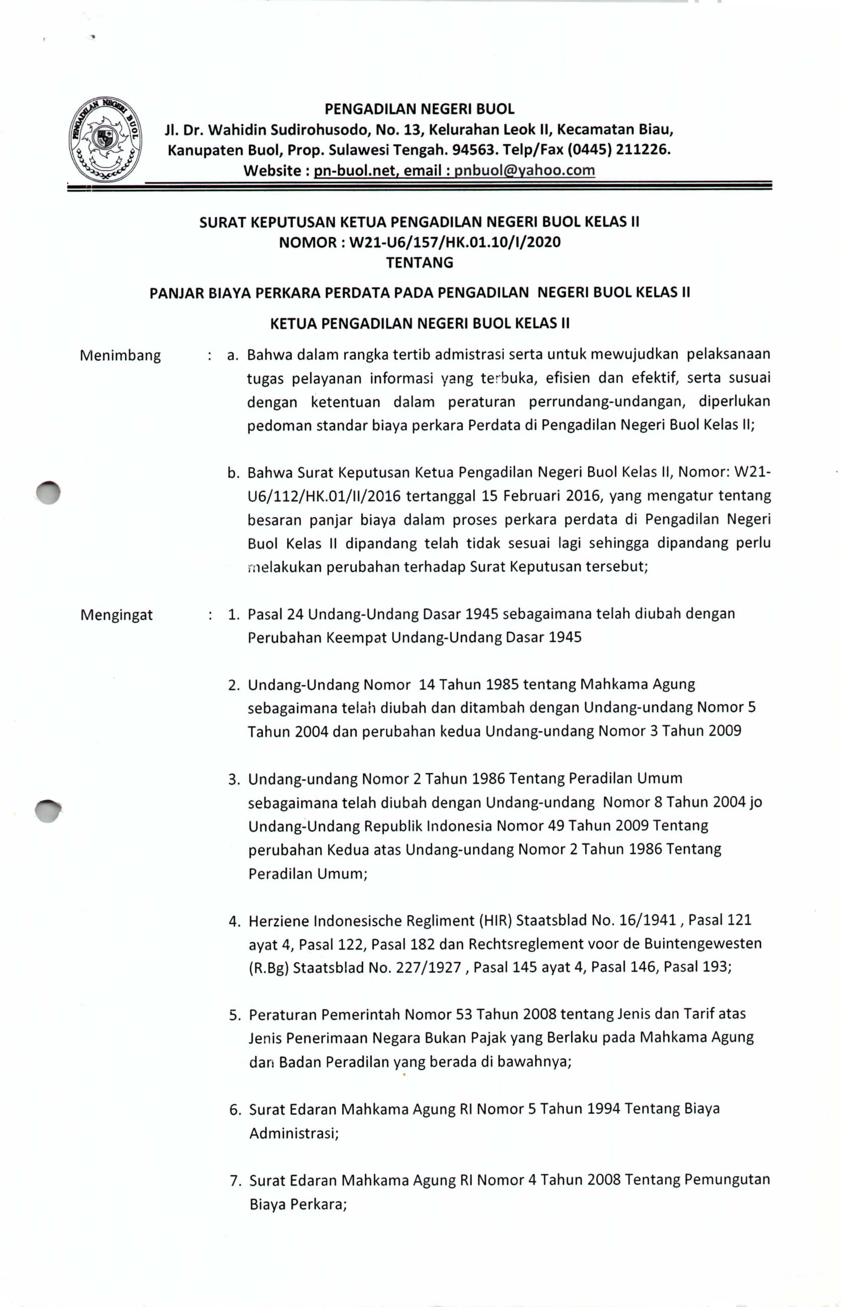 PANJAR BIAYA PERKARA PERDATA 01